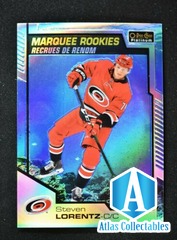 2020-21 O-Pee-Chee Platinum Aquamarine Marquee Rookie #184 Steven Lorentz 120/499